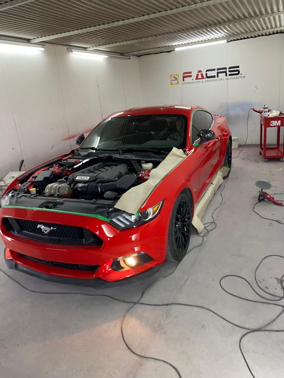 Mustang clásico restaurado